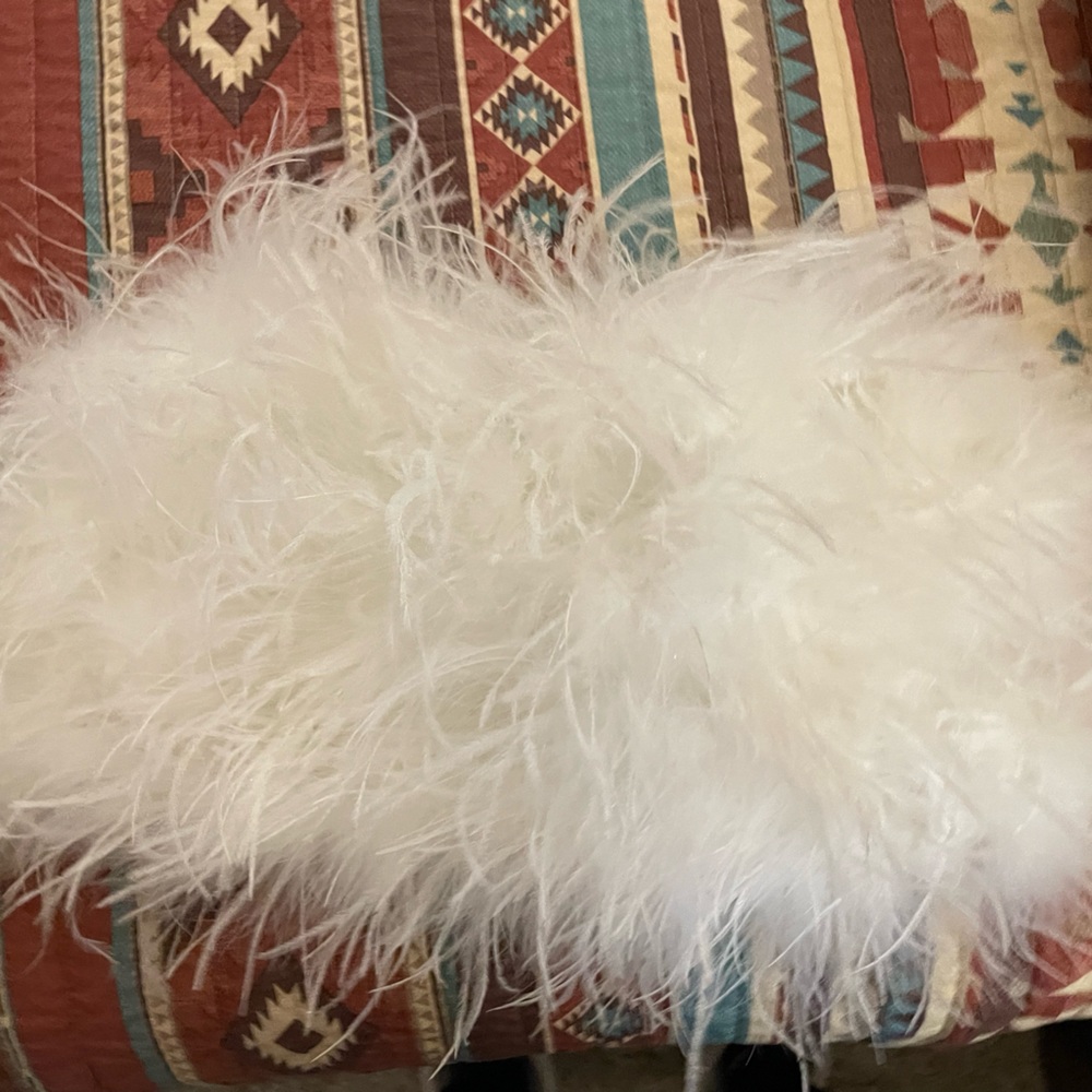 12th tribe feathered tube top